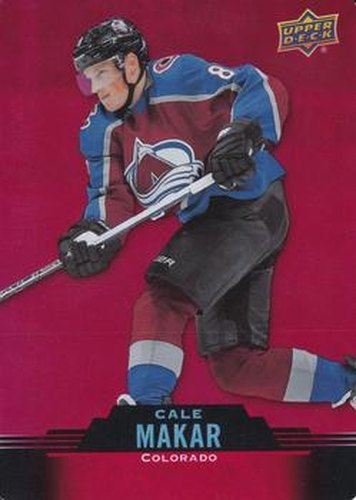 #DC-10 Cale Makar - Colorado Avalanche - 2020-21 Upper Deck Tim Hortons Hockey - Red Die Cut
