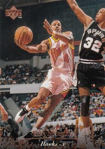 #10 Ken Norman - Atlanta Hawks - 1995-96 Upper Deck Basketball