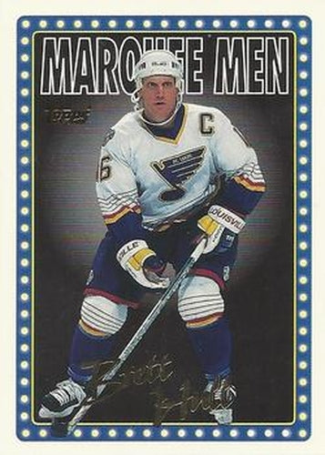 #10 Brett Hull - St. Louis Blues - 1995-96 Topps Hockey