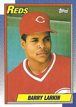 #10 Barry Larkin - Cincinnati Reds - 1990 O-Pee-Chee Baseball