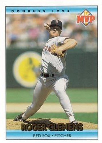 #10 Roger Clemens - Boston Red Sox - 1992 Donruss McDonald's MVP Baseball