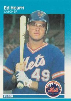 #10 Ed Hearn - New York Mets - 1987 Fleer Baseball