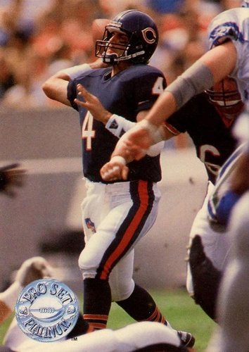 #10 Jim Harbaugh - Chicago Bears - 1991 Pro Set Platinum Football
