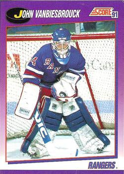 #10 John Vanbiesbrouck - New York Rangers - 1991-92 Score American Hockey