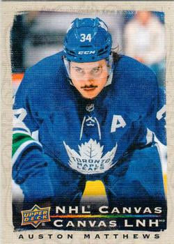 #C-10 Auston Matthews - Toronto Maple Leafs - 2020-21 Upper Deck Tim Hortons Hockey - NHL Canvas