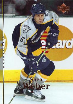 #10 Shea Weber - Nashville Predators - 2007-08 Upper Deck Hockey