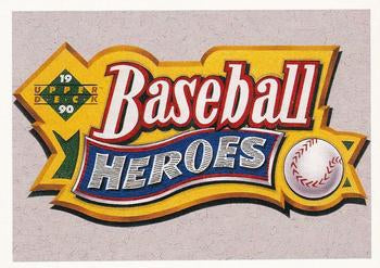 #NNO Header Card - 1990 Upper Deck Baseball - Baseball Heroes: Reggie Jackson