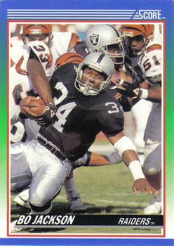 #10 Bo Jackson - Los Angeles Raiders - 1990 Score Football