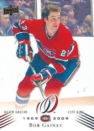 #10 Bob Gainey - Montreal Canadiens - 2008-09 Upper Deck Montreal Canadiens Centennial Hockey
