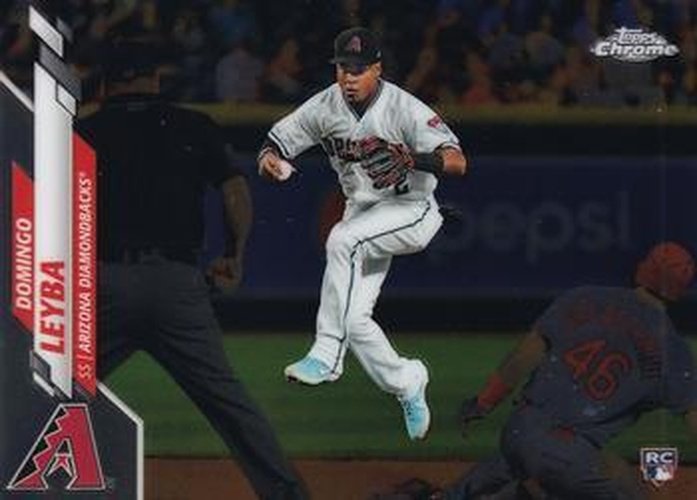 #10 Domingo Leyba - Arizona Diamondbacks - 2020 Topps Chrome Baseball