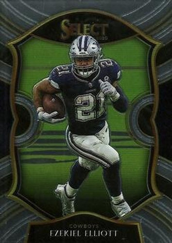 #10 Ezekiel Elliott - Dallas Cowboys - 2020 Panini Select Football