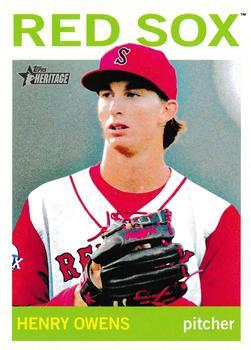 #10 Henry Owens - Salem Red Sox - 2013 Topps Heritage Minor League Baseball