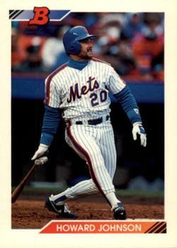 #10 Howard Johnson - New York Mets - 1992 Bowman Baseball