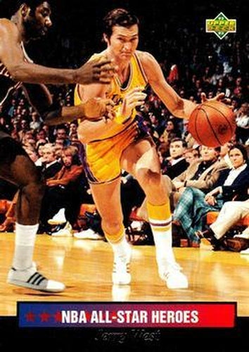 #10 Jerry West - Los Angeles Lakers - 1992-93 Upper Deck NBA All-Stars Basketball