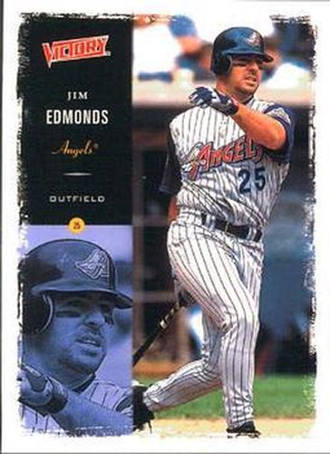 #10 Jim Edmonds - Anaheim Angels - 2000 Upper Deck Victory Baseball