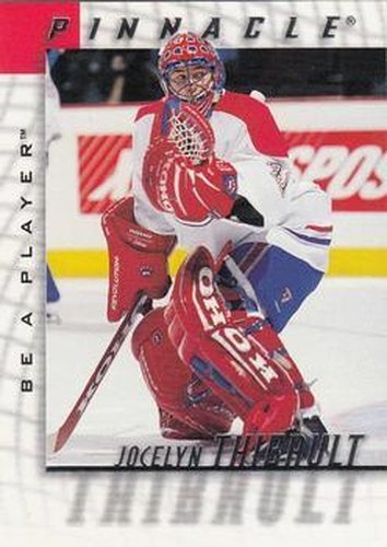 #10 Jocelyn Thibault - Montreal Canadiens - 1997-98 Pinnacle Be a Player Hockey