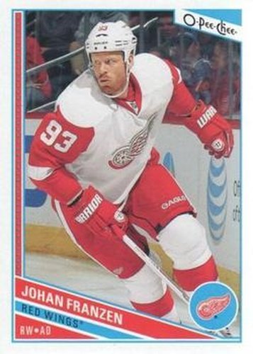 #10 Johan Franzen - Detroit Red Wings - 2013-14 O-Pee-Chee Hockey