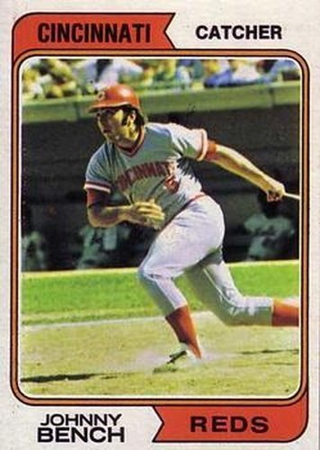 #10 Johnny Bench - Cincinnati Reds - 1974 Topps Baseball