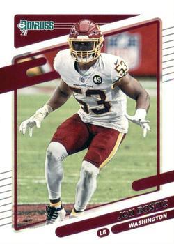 #10 Jon Bostic - Washington Football Team - 2021 Donruss Football