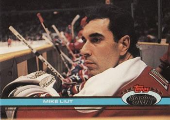 #10 Mike Liut - Washington Capitals - 1991-92 Stadium Club Hockey