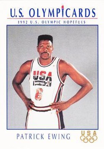 #10 Patrick Ewing - USA - 1992 Impel U.S. Olympic Hopefuls