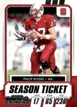 #10 Philip Rivers - NC State Wolfpack - 2021 Panini Contenders Draft Picks Football