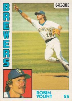 #10 Robin Yount - Milwaukee Brewers - 1984 O-Pee-Chee Baseball