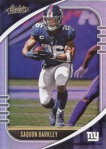 #10 Saquon Barkley - New York Giants - 2020 Panini Absolute Football