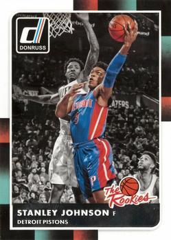 #10 Stanley Johnson - Detroit Pistons - 2015-16 Donruss - The Rookies Basketball