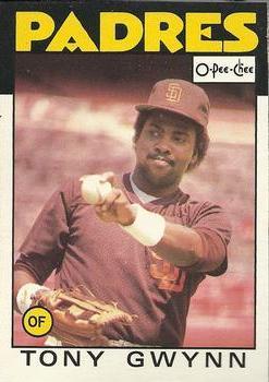 #10 Tony Gwynn - San Diego Padres - 1986 O-Pee-Chee Baseball