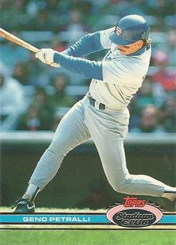 #10 Geno Petralli - Texas Rangers - 1991 Stadium Club Baseball