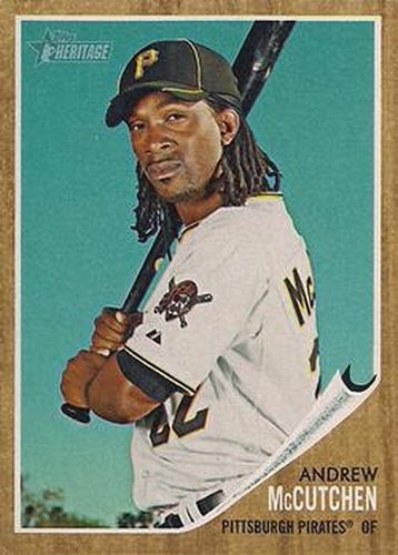 #10 Andrew McCutchen - Pittsburgh Pirates - 2011 Topps Heritage Baseball