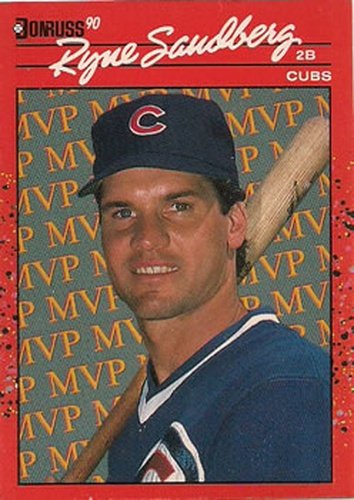 #BC-10 Ryne Sandberg - Chicago Cubs - 1990 Donruss Baseball - Bonus MVP's
