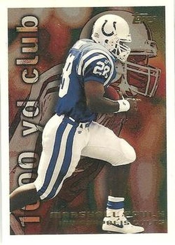 #10 Marshall Faulk - Indianapolis Colts - 1995 Topps Football