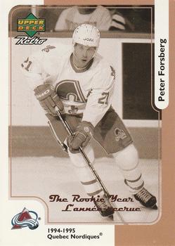 #10 Peter Forsberg - Quebec Nordiques - 1999-00 McDonald's Upper Deck Hockey - The Rookie Year