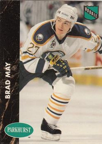 #10 Brad May - Buffalo Sabres - 1991-92 Parkhurst Hockey