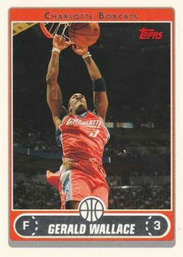 #10 Gerald Wallace - Charlotte Bobcats - 2006-07 Topps Basketball