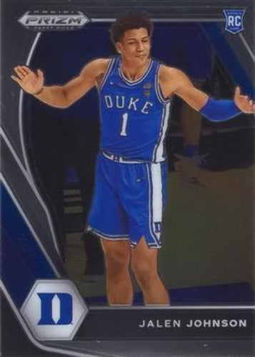 #10b Jalen Johnson - Duke Blue Devils - 2021 Panini Prizm Collegiate Draft Picks Basketball