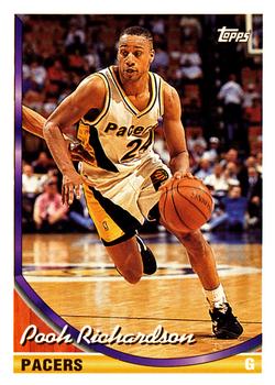 #110 Pooh Richardson - Indiana Pacers - 1993-94 Topps Basketball