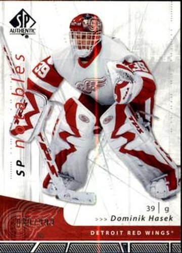 #110 Dominik Hasek - Detroit Red Wings - 2006-07 SP Authentic Hockey