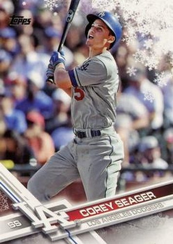 #HMW110 Corey Seager - Los Angeles Dodgers - 2017 Topps Holiday Baseball