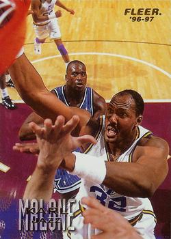#110 Karl Malone - Utah Jazz - 1996-97 Fleer Basketball