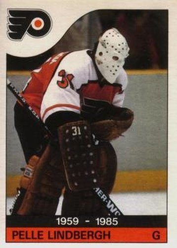 #110 Pelle Lindbergh - Philadelphia Flyers - 1985-86 O-Pee-Chee Hockey