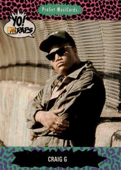 #110 Craig G - 1991 Pro Set Yo! MTV Raps