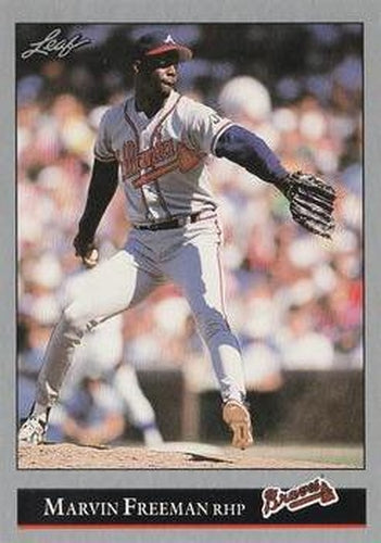 #110 Marvin Freeman - Atlanta Braves - 1992 Leaf Baseball