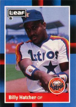 #110 Billy Hatcher - Houston Astros - 1988 Leaf Baseball
