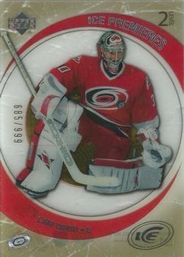 #110 Cam Ward - Carolina Hurricanes - 2005-06 Upper Deck Ice Hockey