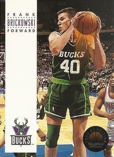 #110 Frank Brickowski - Milwaukee Bucks - 1993-94 SkyBox Premium Basketball