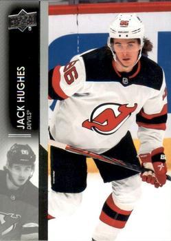 #110 Jack Hughes - New Jersey Devils - 2021-22 Upper Deck Hockey