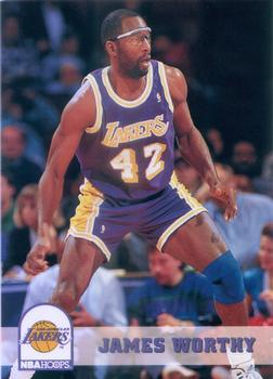#110 James Worthy - Los Angeles Lakers - 1993-94 Hoops Basketball